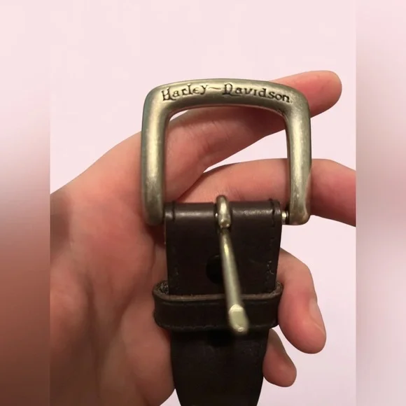 Harley-Davidson Genuine Leather Belt | Studded | XL | Biker Style - Picture 2 of 4